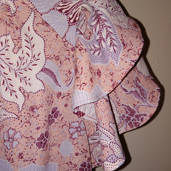 Joie Multi Colored Floral Print Top SP - Picture 10 of 12